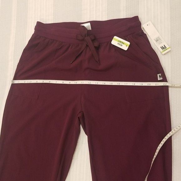 Nicole by Nicole Miller Sport Woven Contrast Trim Active Fitness Jogger XL - Picture 12 of 16